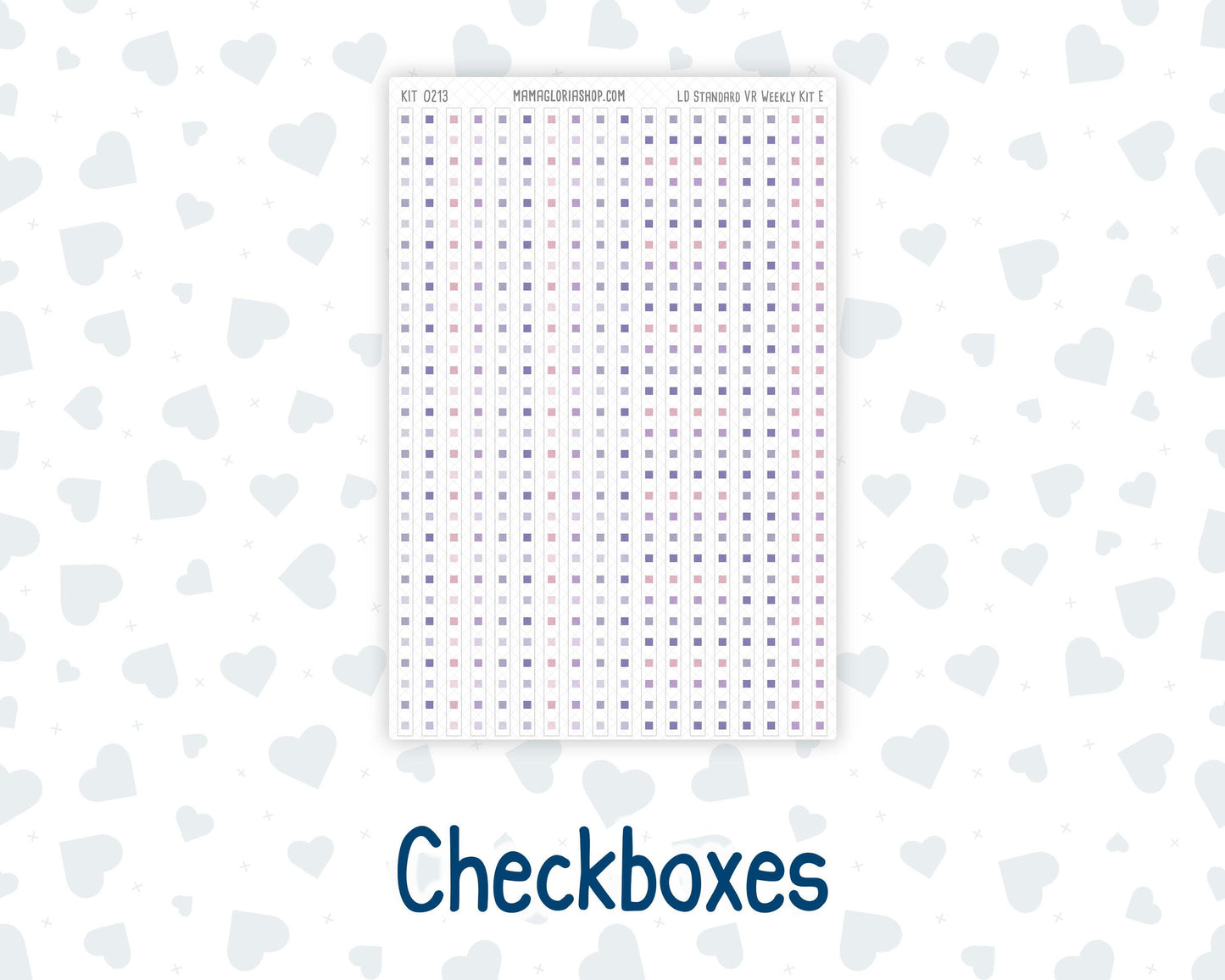 Kit 0213 Laurel Denise Standard Size – Weekly - Horizontal Layout - Provence - April