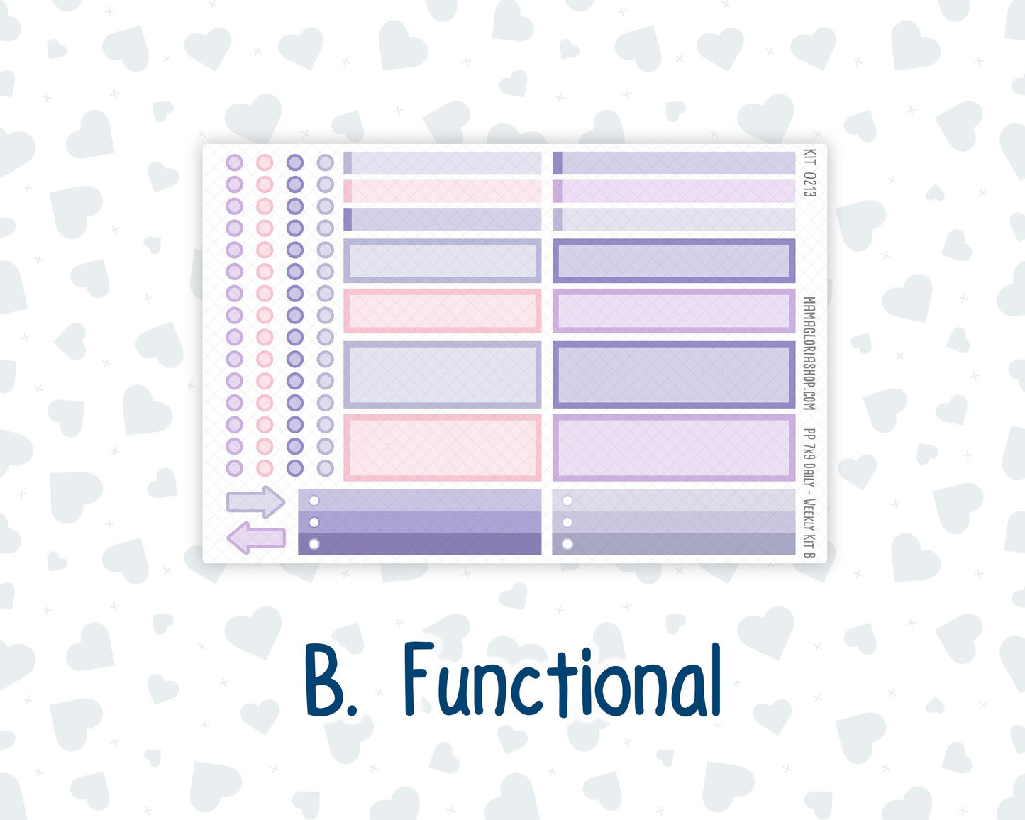 Kit 0213- 7x9 Plum Paper Daily - Provence - Planner - April