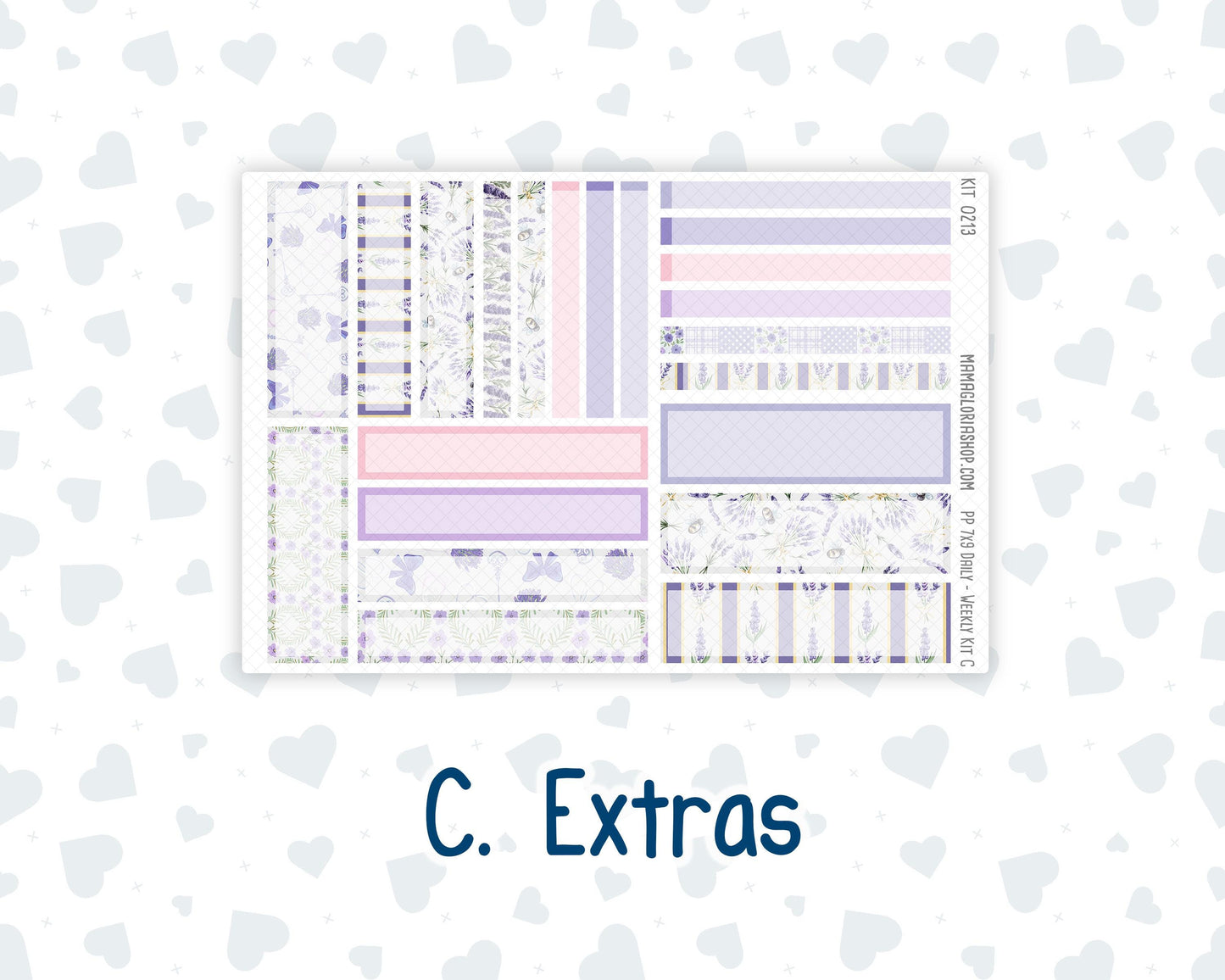 Kit 0213- 7x9 Plum Paper Daily - Provence - Planner - April