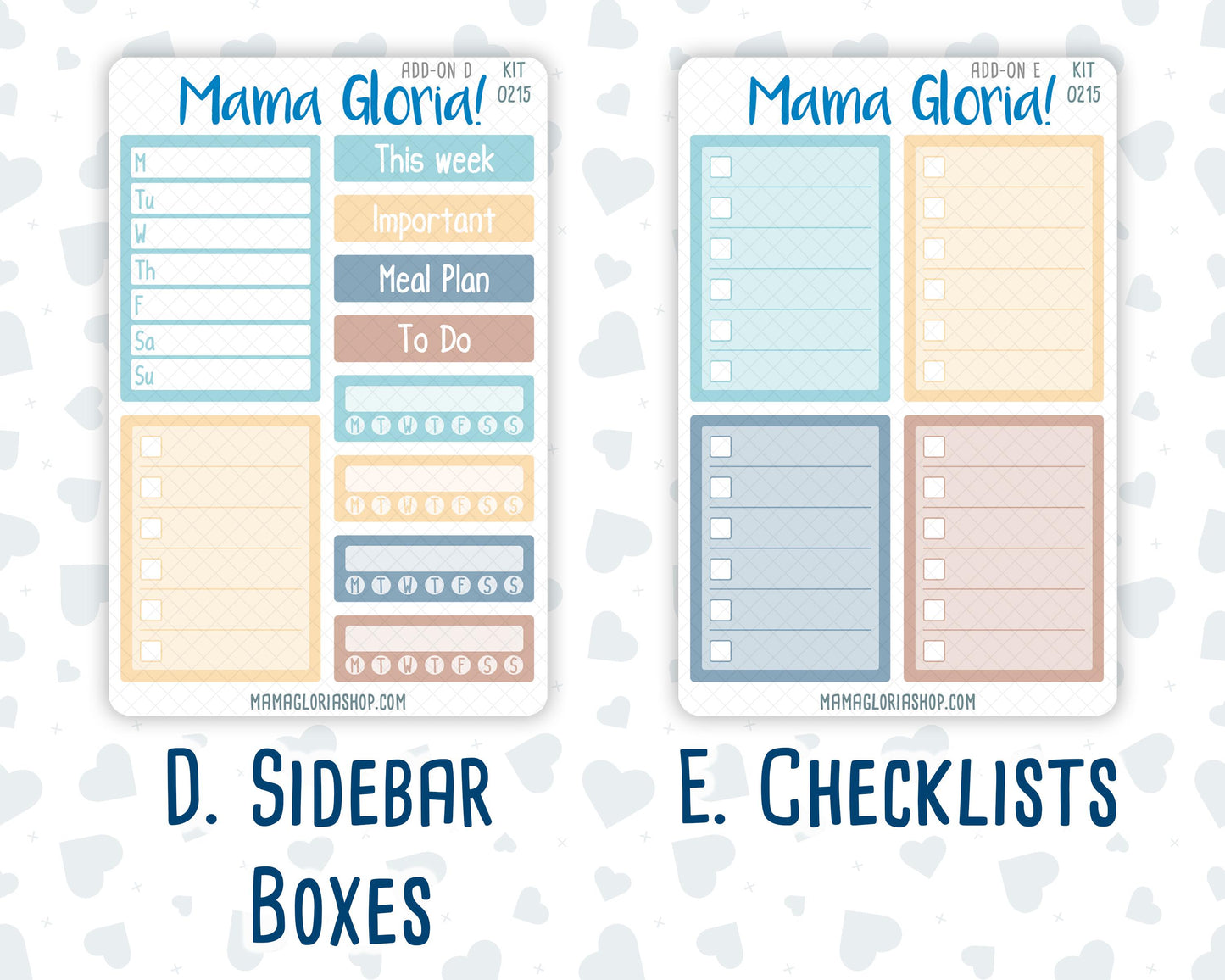 Kit 0215 Add Ons - Easter Morning- April- Planner Stickers - Kit