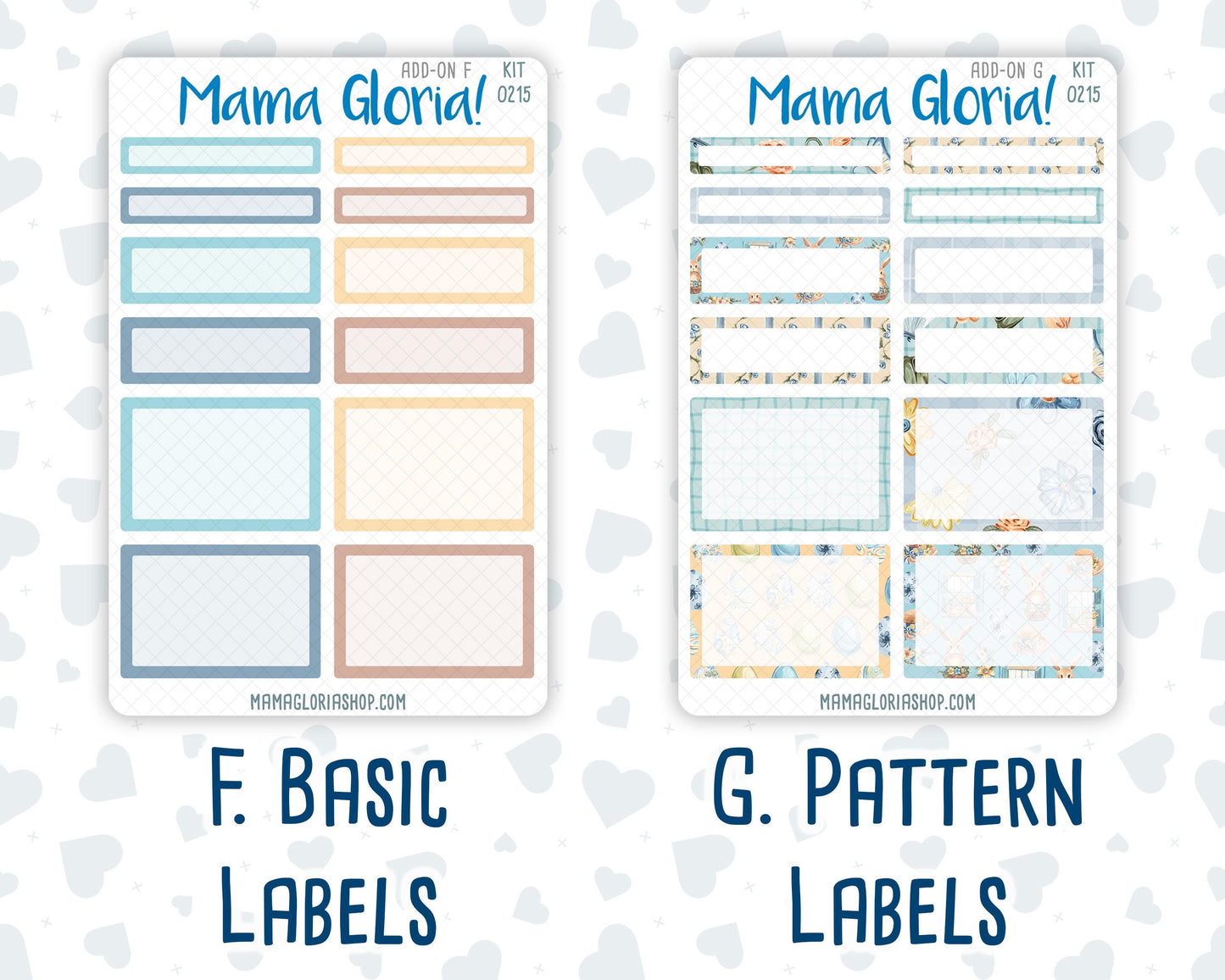 Kit 0215 Add Ons - Easter Morning- April- Planner Stickers - Kit