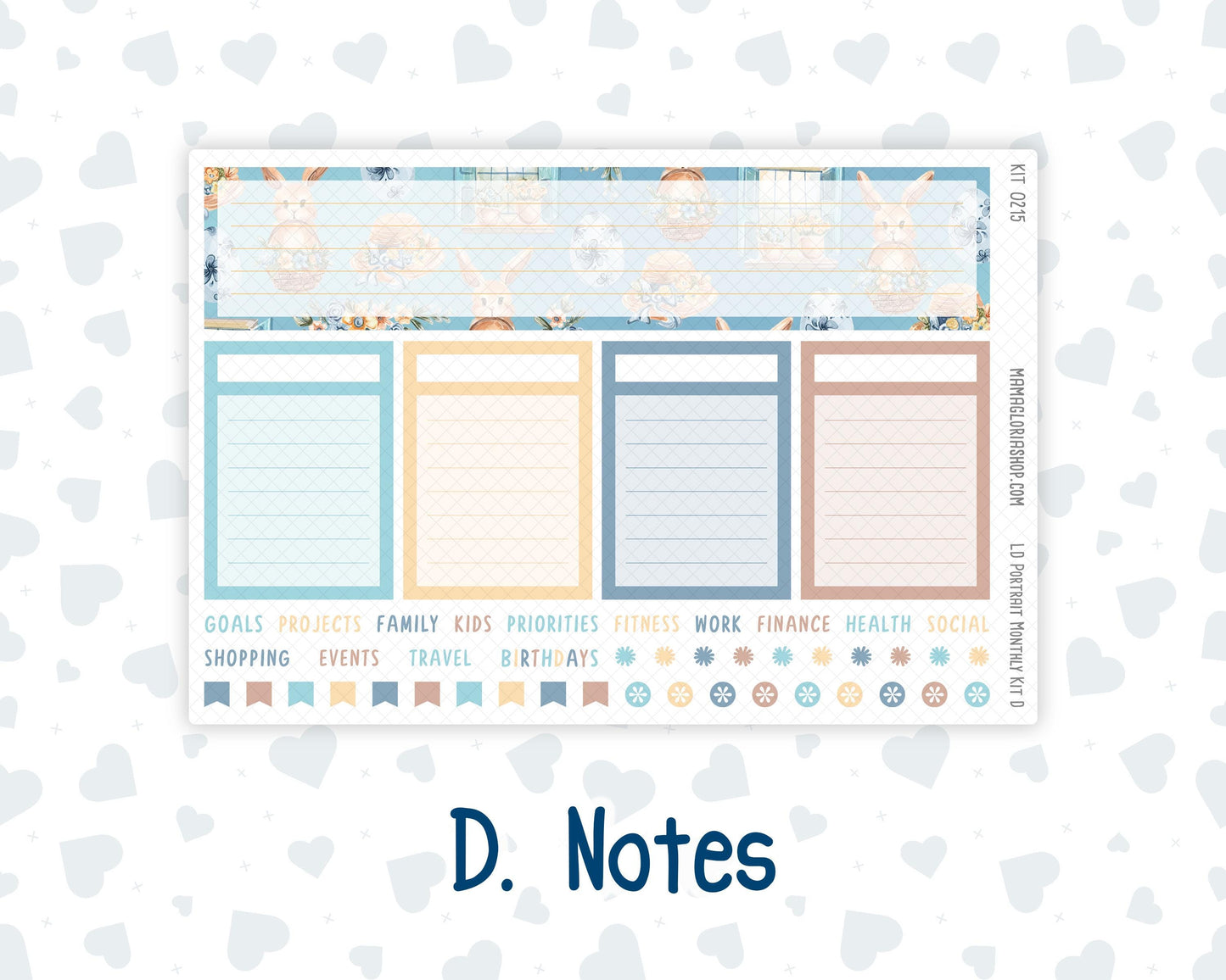 Kit 0215 Laurel Denise Portrait – Monthly - Easter Morning- April