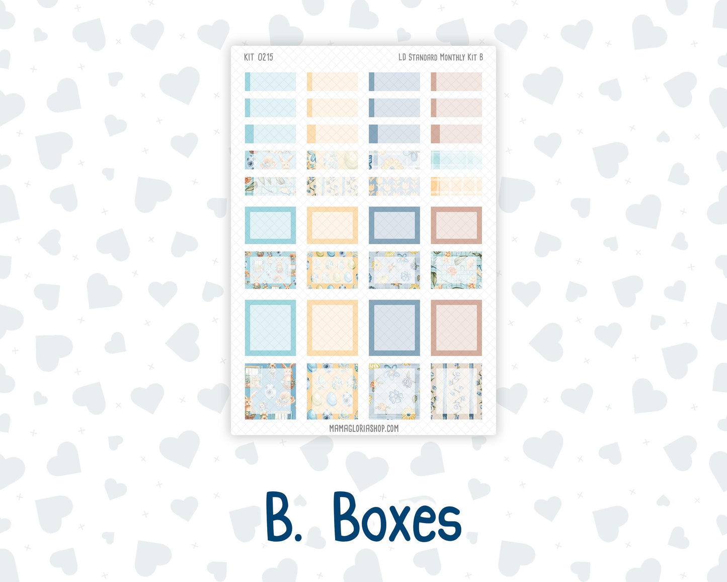 Kit 0215 Laurel Denise Standard Size – Monthly - Easter Morning- April