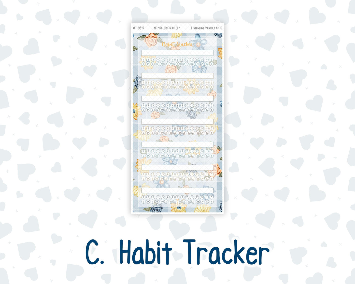 Kit 0215 Laurel Denise Standard Size – Monthly - Easter Morning- April