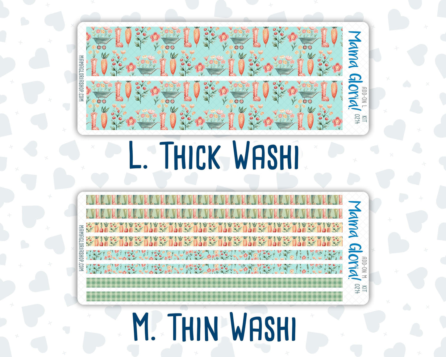 Kit 0214 Add Ons - Rooted In Spring - April- Planner Stickers - Kit