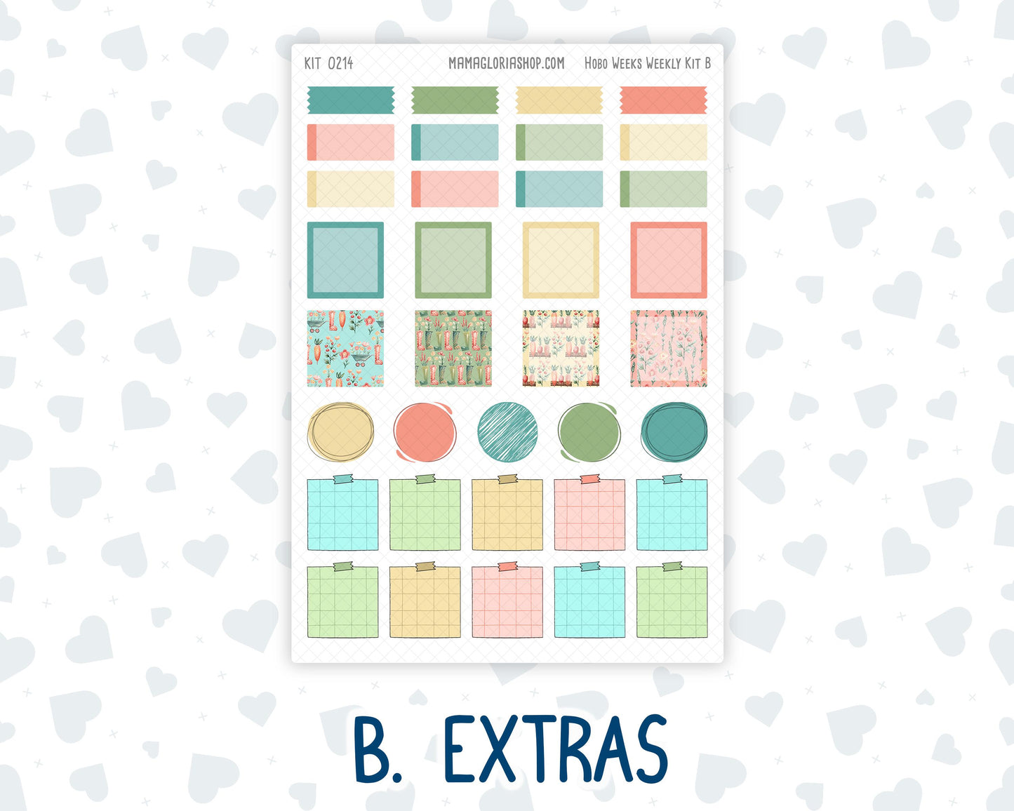 Kit 0214 Hobonichi Weeks – Weekly Kit - Rooted In Spring - April