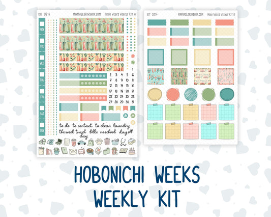 Kit 0214 Hobonichi Weeks – Weekly Kit - Rooted In Spring - April
