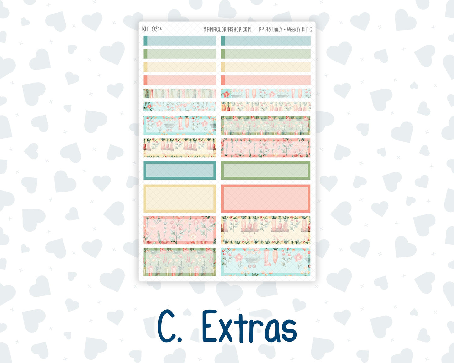 Kit 0214 A5 Plum Paper Daily - Rooted In Spring- Planner -April