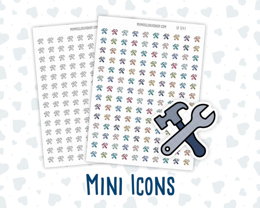 Repair Tools - DIY Project - Doodle Icon-Sticker
