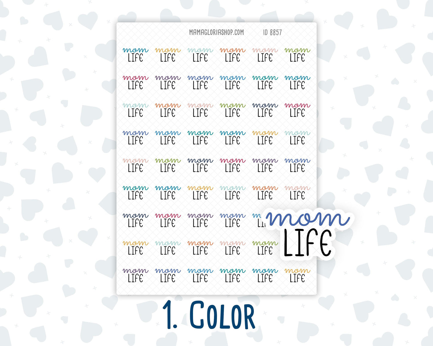 Mom Life - Text Stickers For Planners - Handwritten