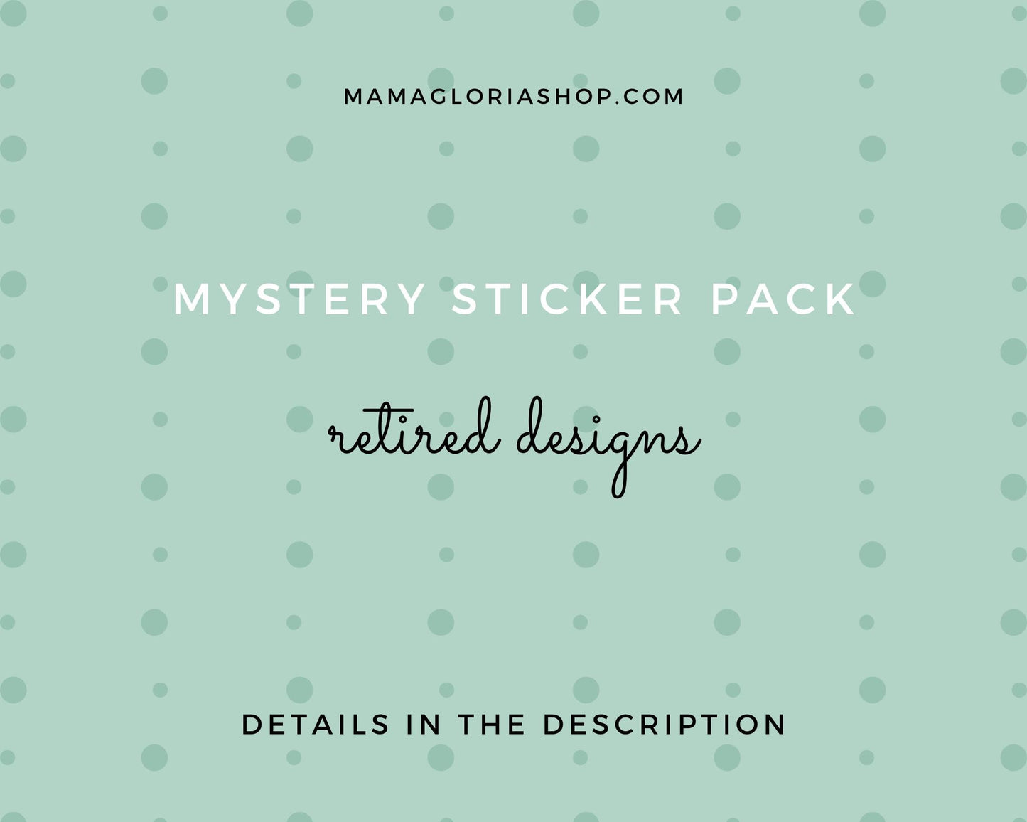 Mystery Sticker Pack - Retired Designs - Discounted