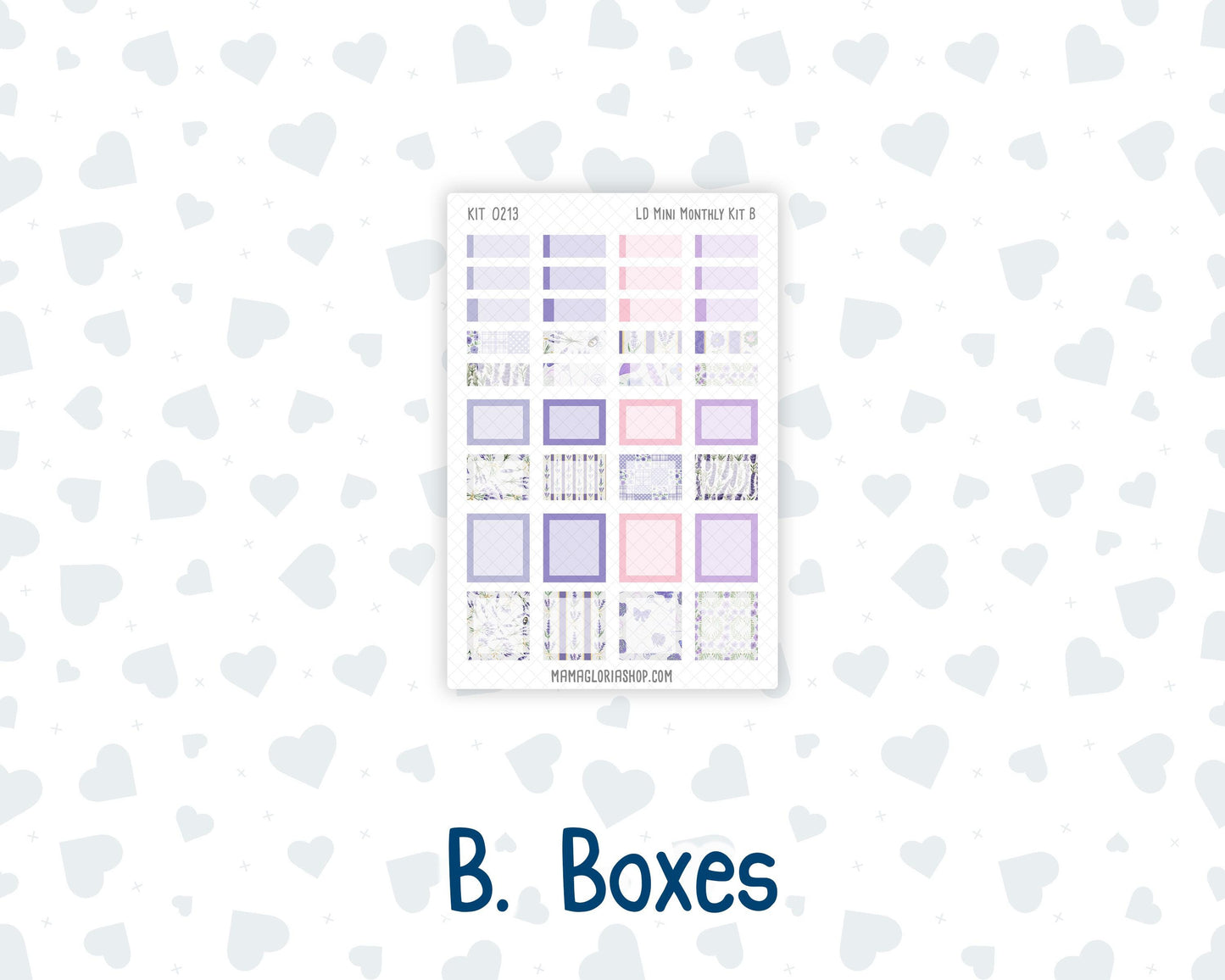 Kit 0213 Laurel Denise Mini Size – Monthly - Provence- April