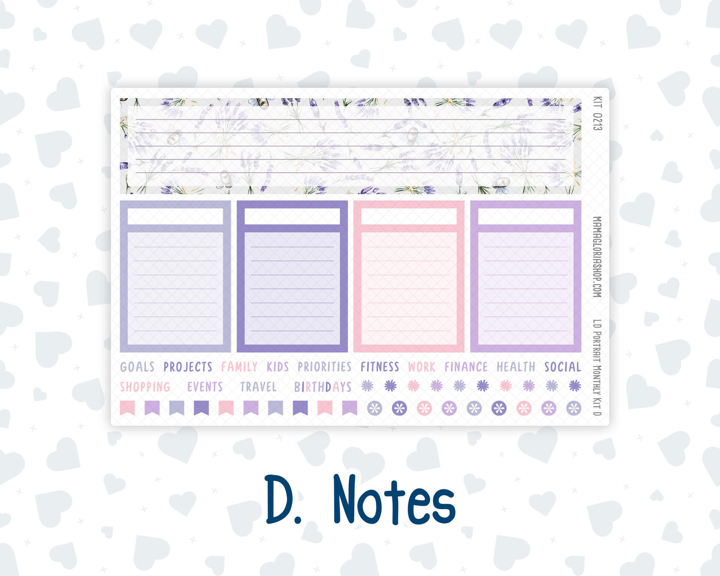 Kit 0213 Laurel Denise Portrait – Monthly - Provence - April