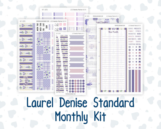 Kit 0213 Laurel Denise Standard Size – Monthly - Provence - April