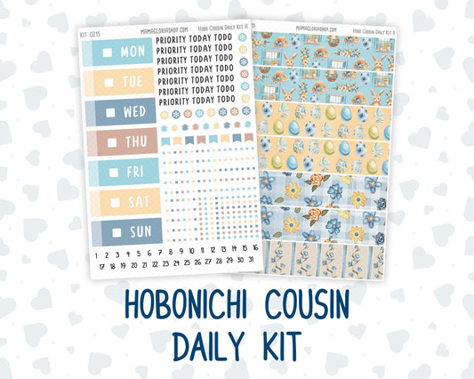 Kit 0215- Hobonichi Cousin – Daily Kit - Easter Morning- April