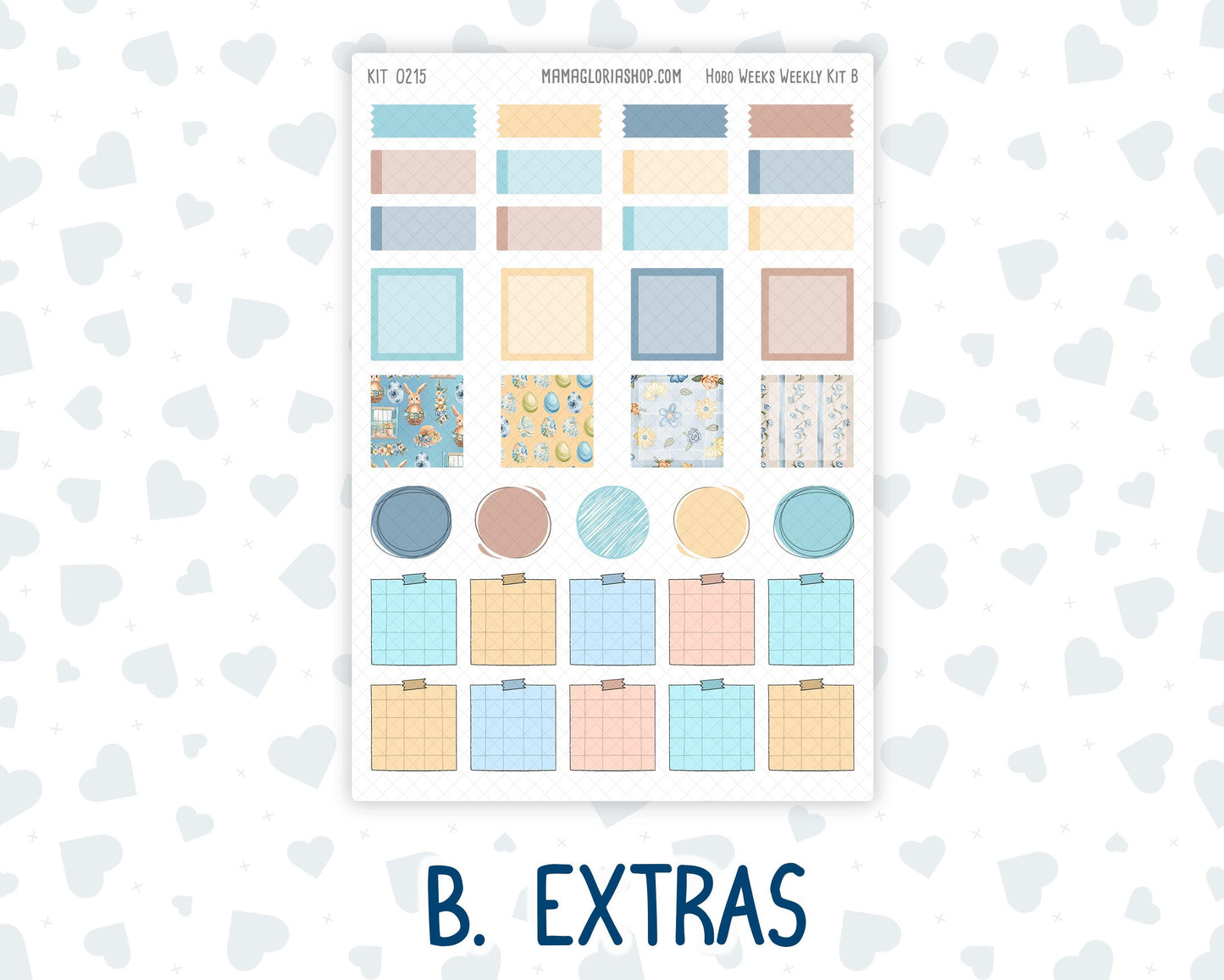 Kit 0215 Hobonichi Weeks – Weekly Kit - Easter Morning - April
