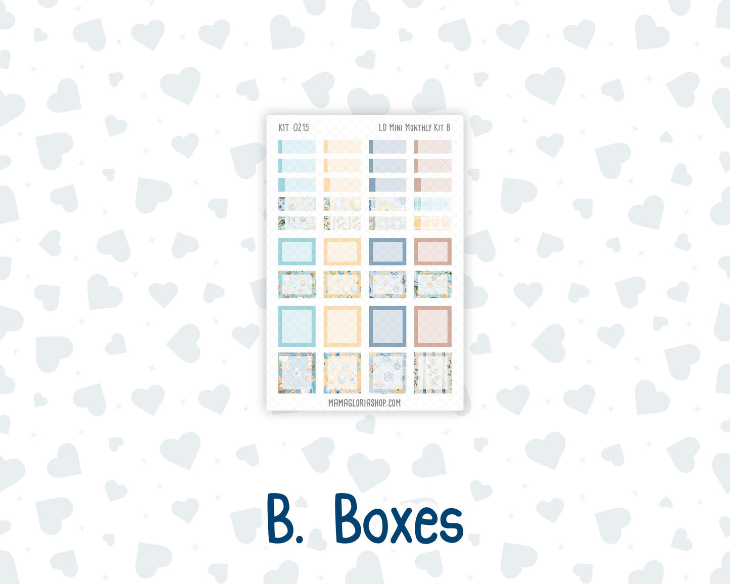 Kit 0215 Laurel Denise Mini Size – Monthly - Easter Morning- April
