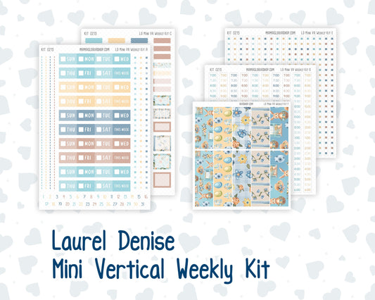 Kit 0215 Laurel Denise Mini Size – Weekly - Vertical Layout - Easter Morning- April
