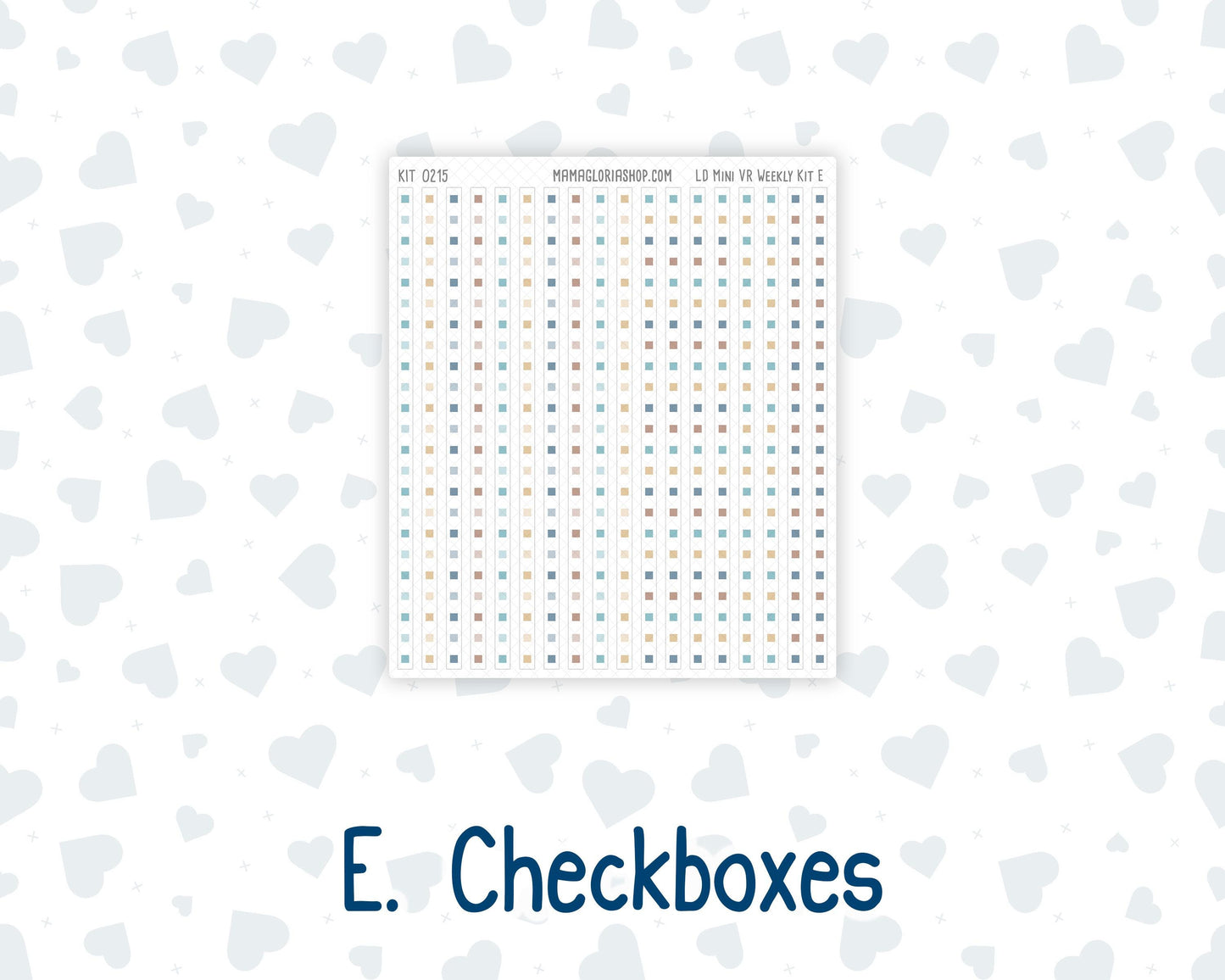Kit 0215 Laurel Denise Mini Size – Weekly - Vertical Layout - Easter Morning- April