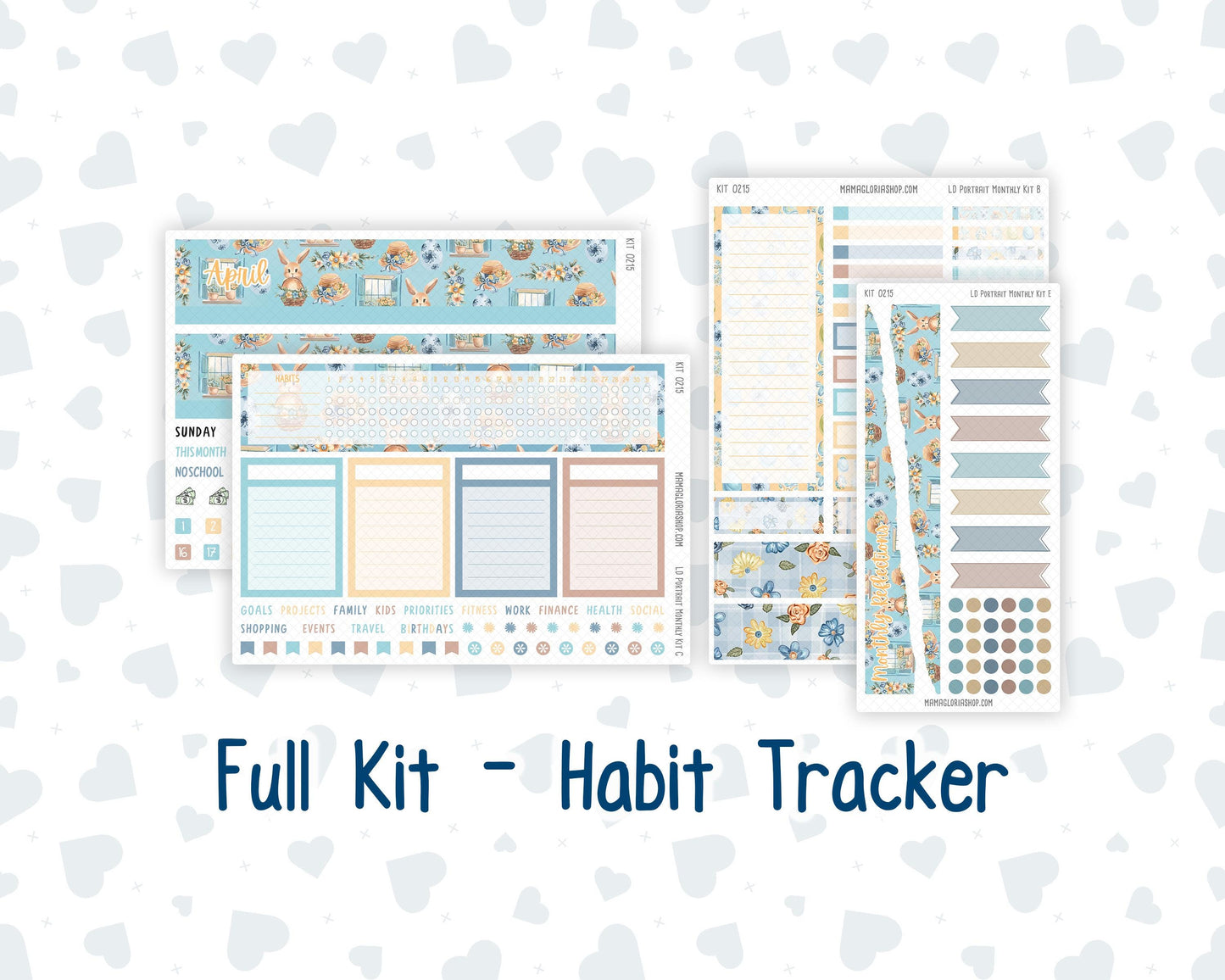 Kit 0215 Laurel Denise Portrait – Monthly - Easter Morning- April