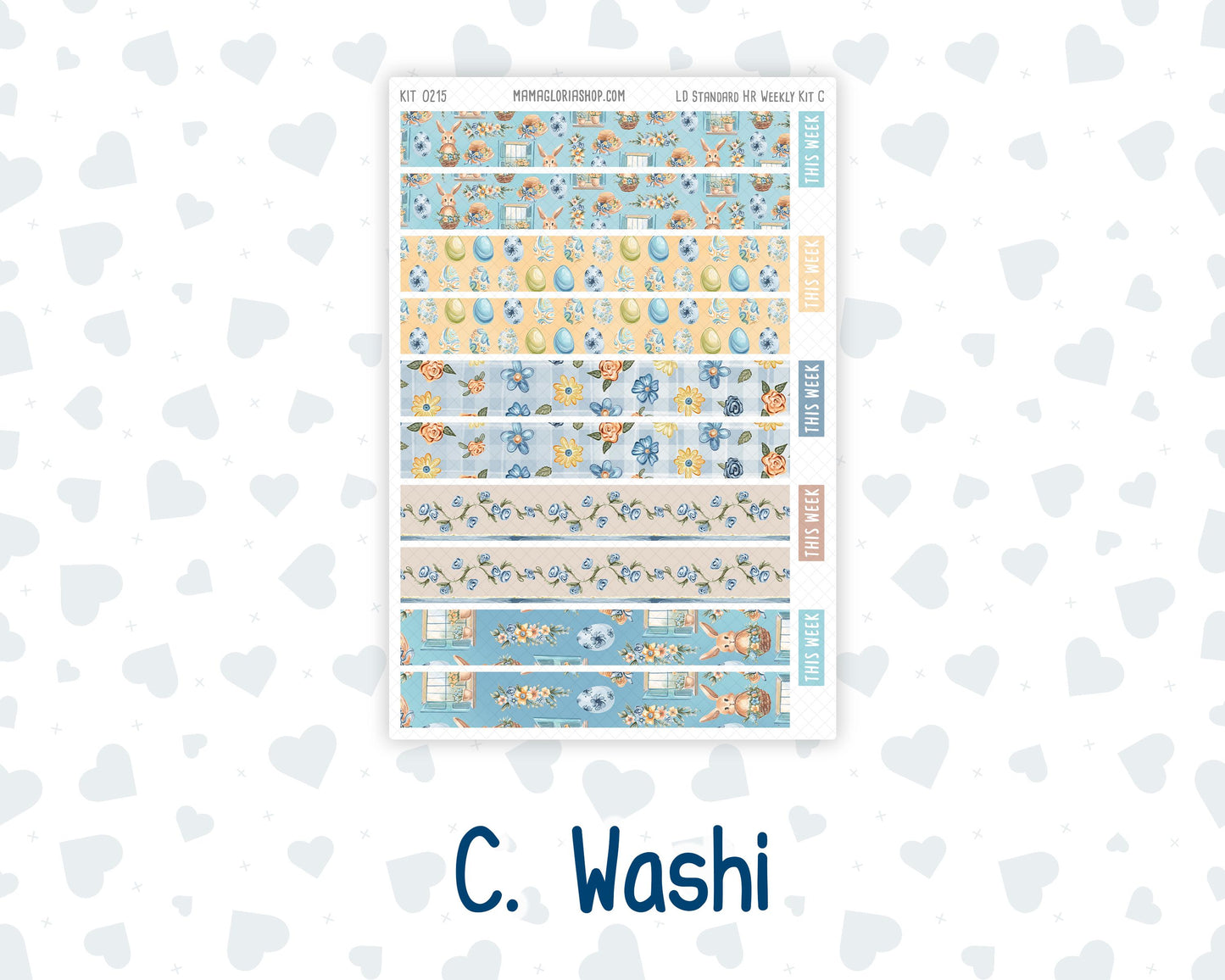 Kit 0215 Laurel Denise Standard Size – Weekly - Horizontal Layout - Easter Morning - April