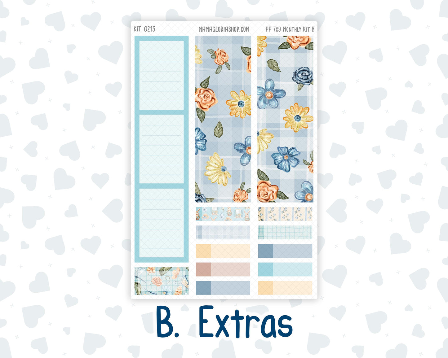 Kit 0215 Plum Paper 7x9 – Monthly - Easter Morning- April