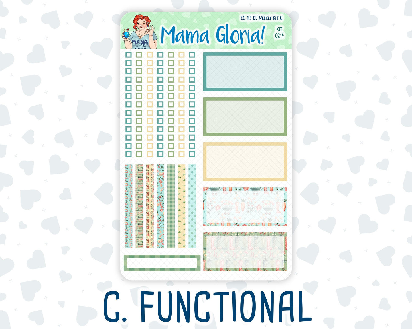 Kit 0214- A5 Daily Duo - Rooted In Spring -April -Planner