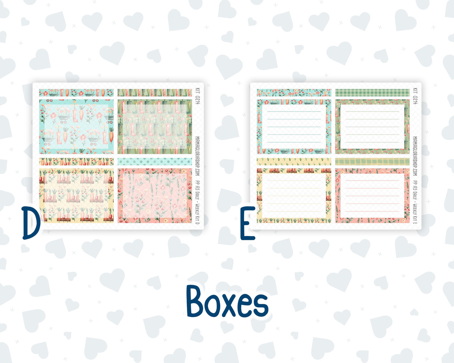 Kit 0214 A5 Plum Paper Daily - Rooted In Spring- Planner -April