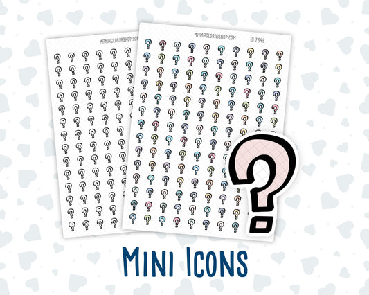 Question - Question Mark - Decision - Unsure - Planner Icon Sticker