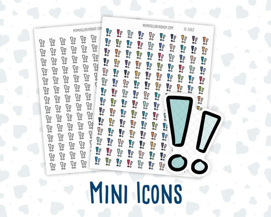 Priority - Exclamation Mark - Important - Reminder - Planner Icon Sticker