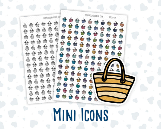 Beach Bag - Beach Day - Vacation - Summer - Planner Icon Sticker