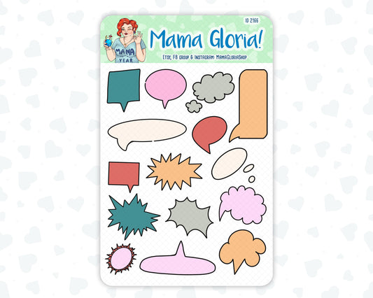 Sticky notes set - Stickers For Planners - Erin Condren - Happy Planner- ID 2166