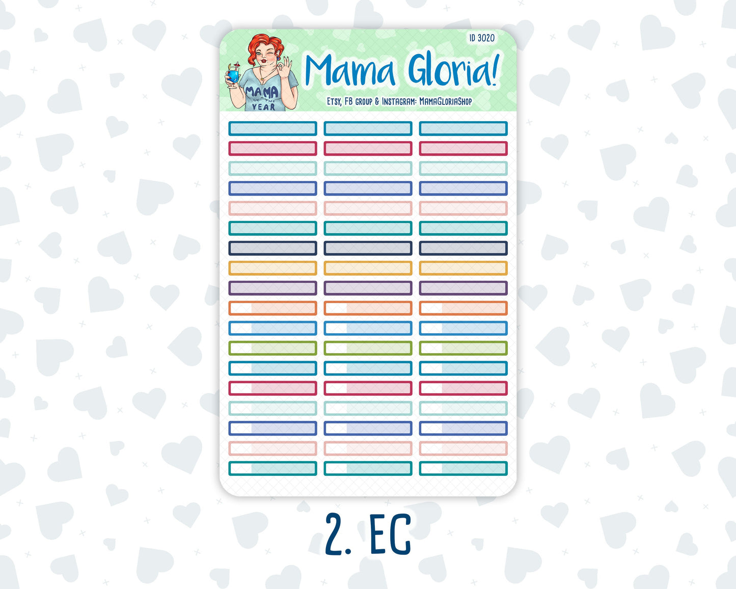 Half Hour - Labels - Appointments - Flora pallet - stickers for planners, ID 3019, 3020, 3021