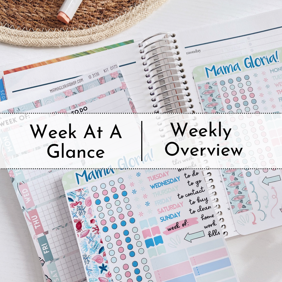 Week At A Glance | Weekly Overview