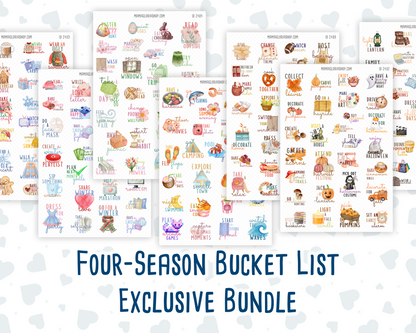 Four-Season Bucket List – Exclusive Sticker Bundle