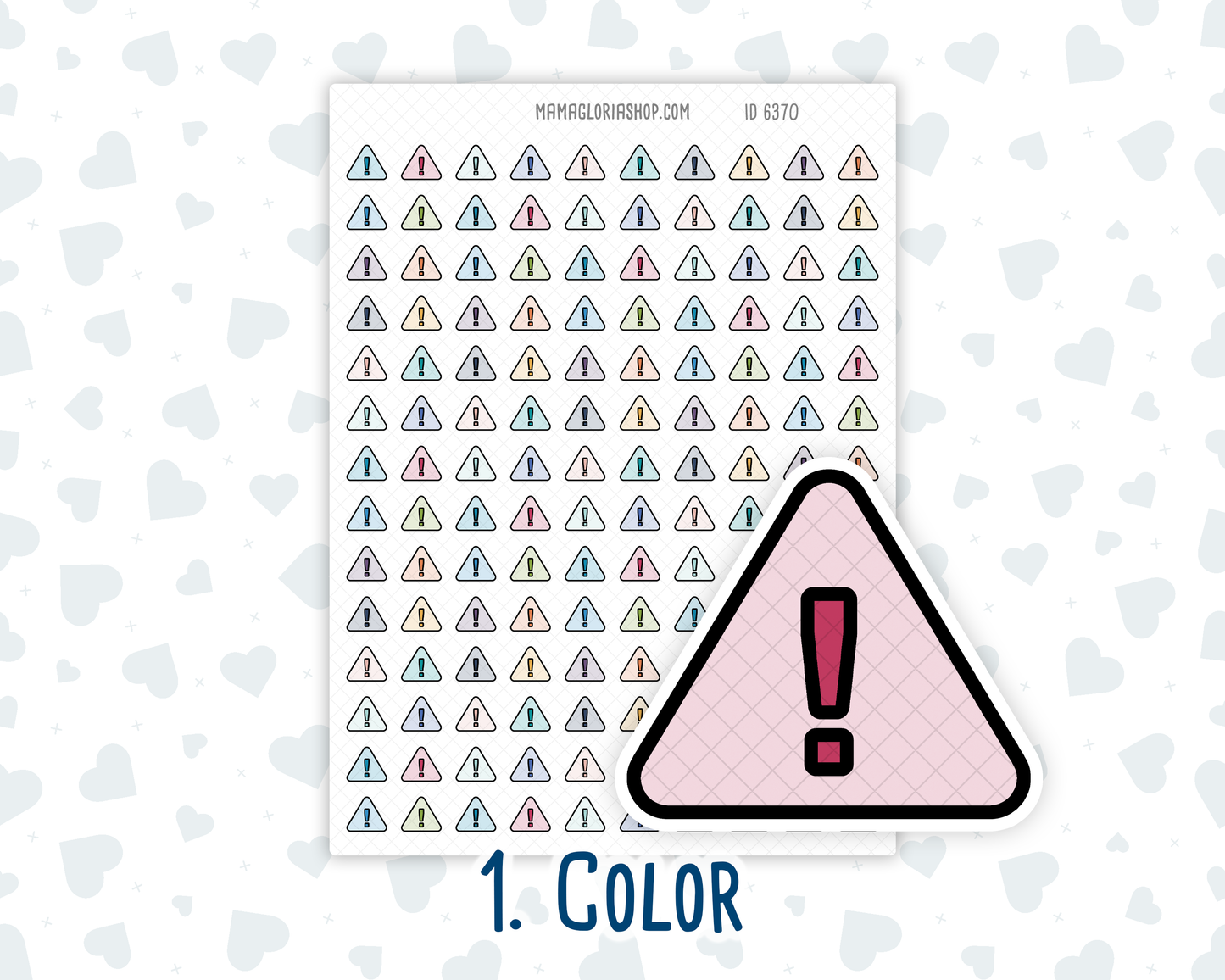 Important Reminder - Alert Warning Exclamation Mark - Doodle Icon-Sticker