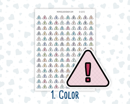 Important Reminder - Alert Warning Exclamation Mark - Doodle Icon-Sticker