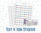 Study Session - Text Sticker With Icon