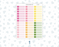 Quarter Size Appointment Labels – Color Pop