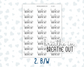 Breathe In Breathe Out - Text Stickers For Planners - Handwritten