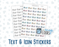 Mop Floors - Text Sticker With Icon