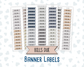 Bills Due - Banner Label Stickers - Functional - For Planners – Wild Sage & Muted Slate