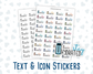 Stay Hydrated - Text Sticker With Icon