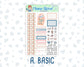 Kit 0234 - 1.5" Wide Column - Weekly Kit - September - REF - Kit 0234 – Reader’s Escape - September  - For Vertical & Hourly Planners