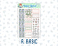 Kit 0266 - 1.5" Wide Column - Weekly Kit - May - Froggy Lake Picnic  - For Vertical & Hourly Planners