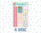 Kit 0223 - 1.5" Wide Column - Weekly Kit - June - Route 66  - For Vertical & Hourly Planners