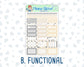 Kit 0272 - 1.5" Wide Column - Weekly Kit - May - Graduation  - For Vertical & Hourly Planners