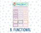 Kit 0236 - 1.5" Wide Column - Weekly Kit - October - Sweet & Spooky  - For Vertical & Hourly Planners