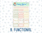 Kit 0295 - 1.5" Wide Column - Weekly Kit - September - Apple Harvest  - For Vertical & Hourly Planners