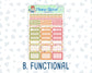 Kit 0240 - 1.5" Wide Column - Weekly Kit - November - Cozy Thanksgiving  - For Vertical & Hourly Planners